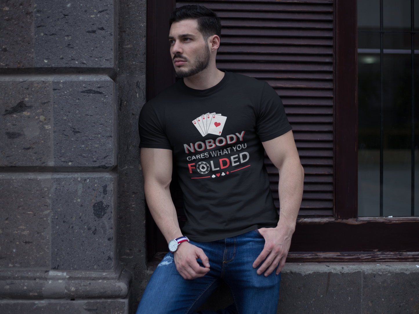 Nobody Cares What You Folded (Unisex T-shirt)