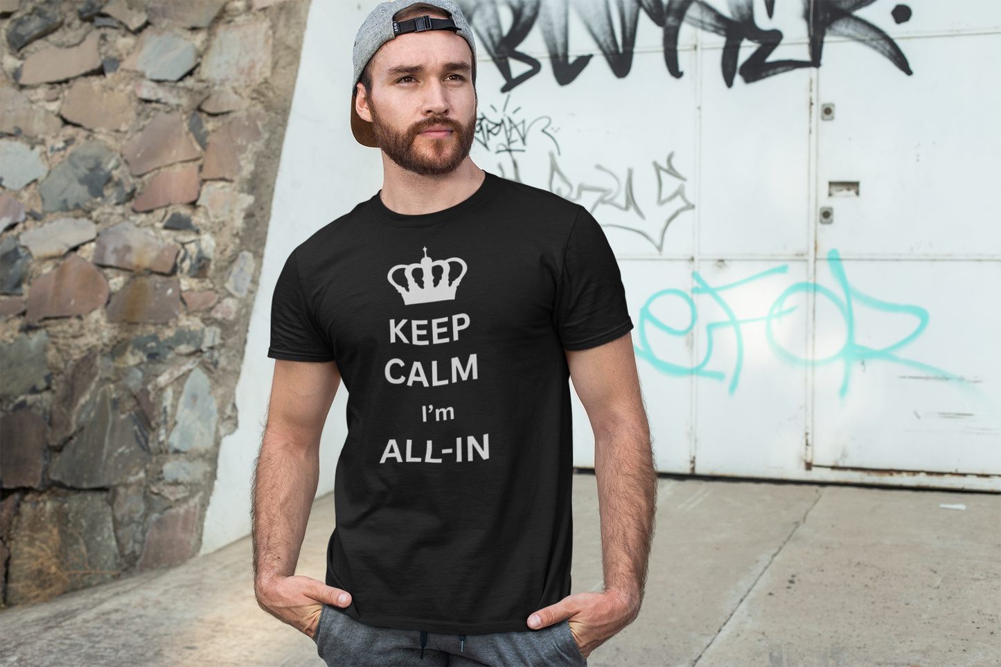 Keep Calm I'm All-In (Unisex T-Shirt)